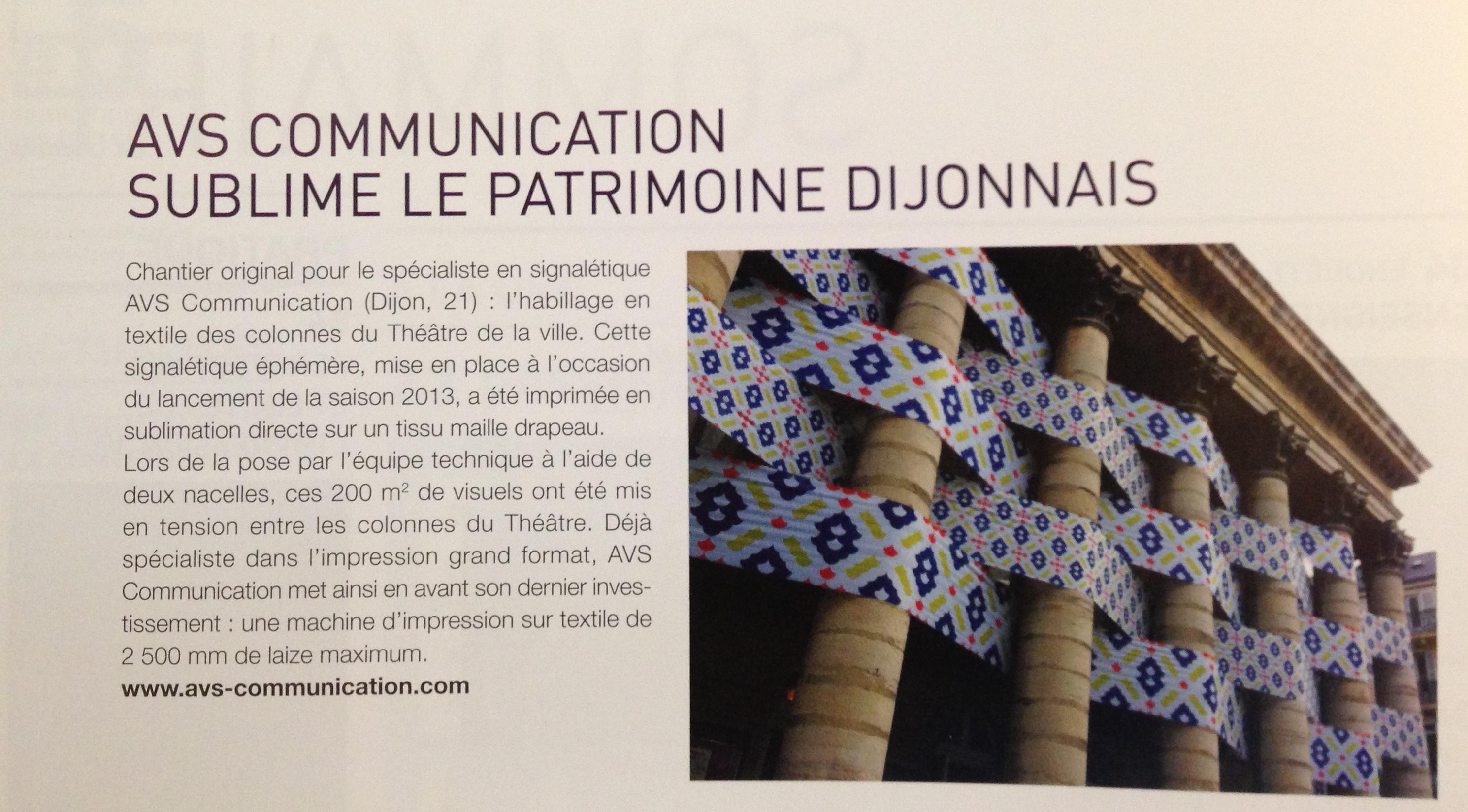 NOUVEAU / L'impression textile grand format chez AVS - Avs communication :  Avs communication